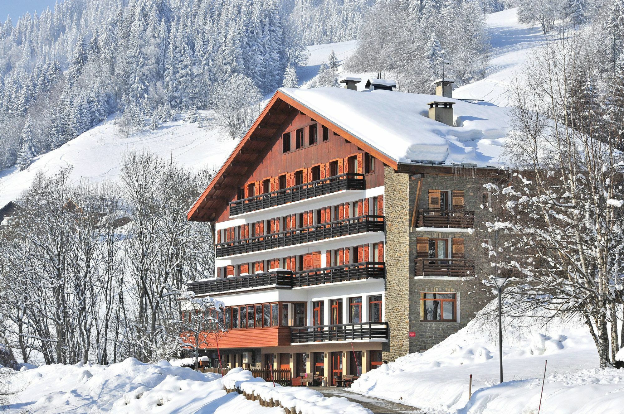 Hotel Vacances Bleues Les Chalets Du Prariand Megeve Exterior photo